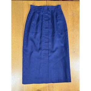 Vintage Pendleton‎ Miss Sophisticates Navy Skirt USA Made High Waist